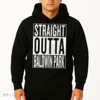 Straight Outta Baldwin Park Great Travel & Gift Idea Hoodie thumb 2