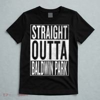 Straight Outta Baldwin Park Great Travel & Gift Idea T-Shirt thumb 5