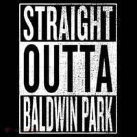 Straight Outta Baldwin Park Great Travel & Gift Idea Women's Hoodie thumb 2