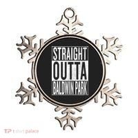 Straight Outta Baldwin Park Great Travel & Gift Idea Ornament thumb 0