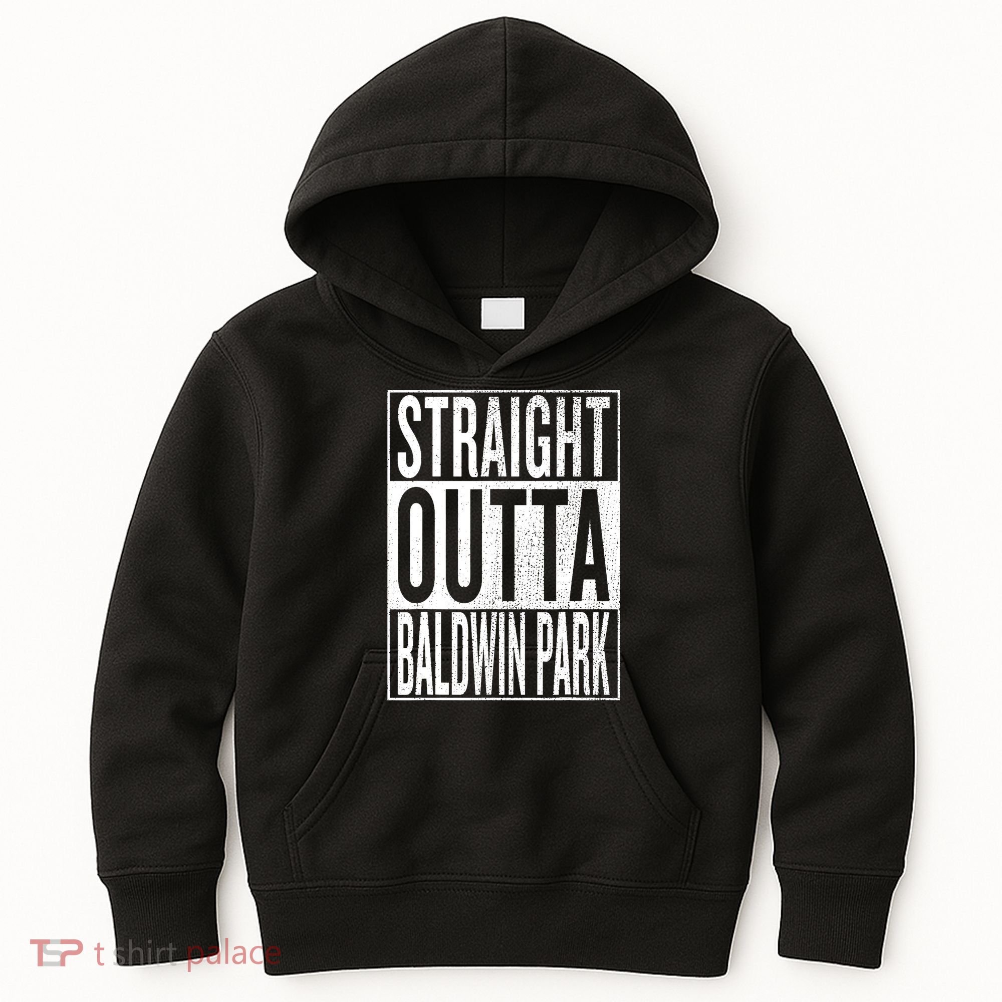Straight Outta Baldwin Park Great Travel & Gift Idea Kids Hoodie