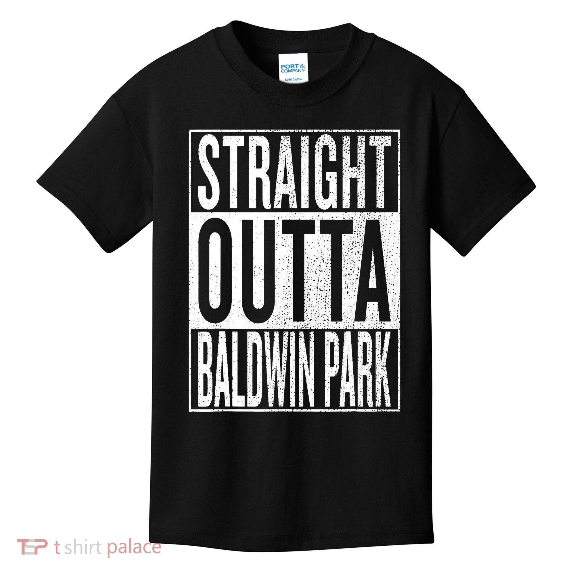 Straight Outta Baldwin Park Great Travel & Gift Idea Kids T-Shirt