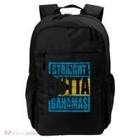 Straight Outta Bahamas Gift Funny Bahamas Day Idea Meaningful Gift Backpack thumb 0