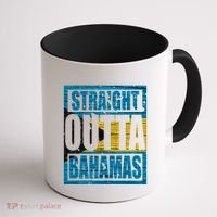 Straight Outta Bahamas Gift Funny Bahamas Day Idea Meaningful Gift Coffee Mug thumb 1