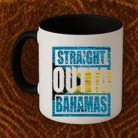 Straight Outta Bahamas Gift Funny Bahamas Day Idea Meaningful Gift Coffee Mug thumb 2