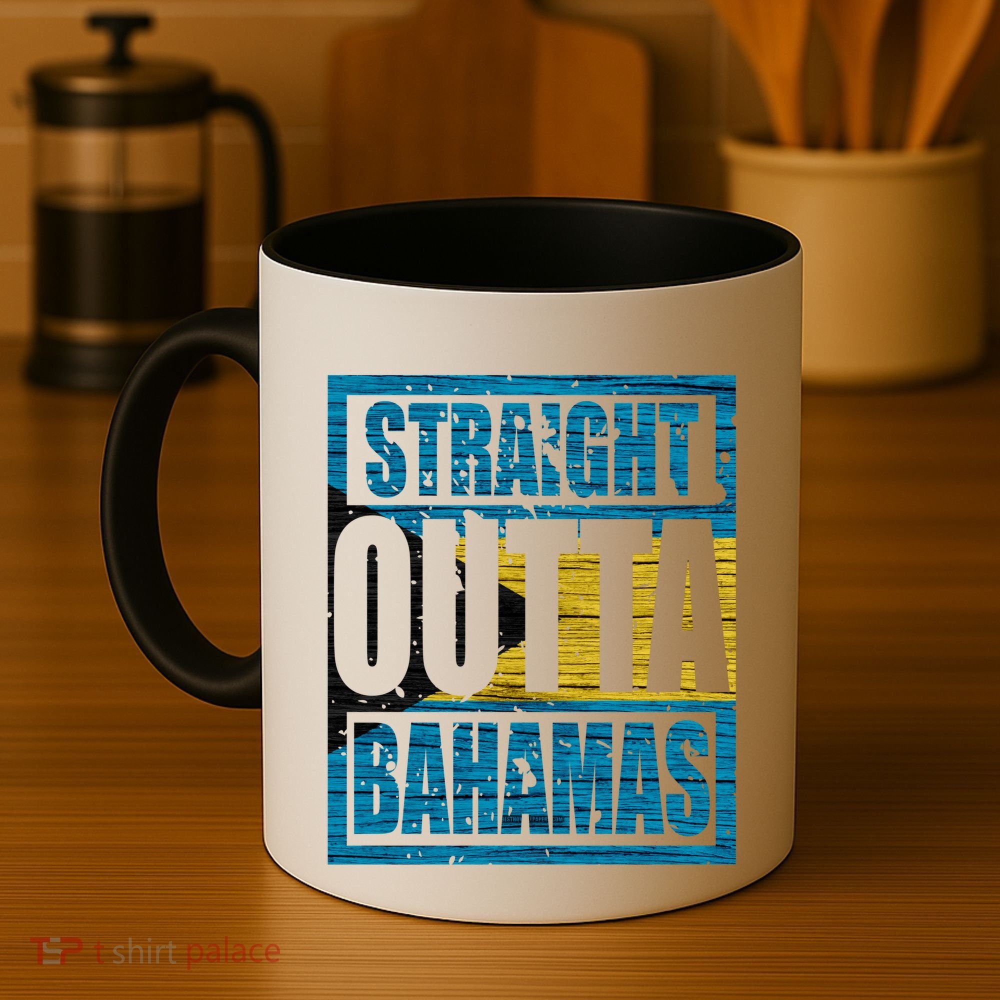 Straight Outta Bahamas Gift Funny Bahamas Day Idea Meaningful Gift Coffee Mug