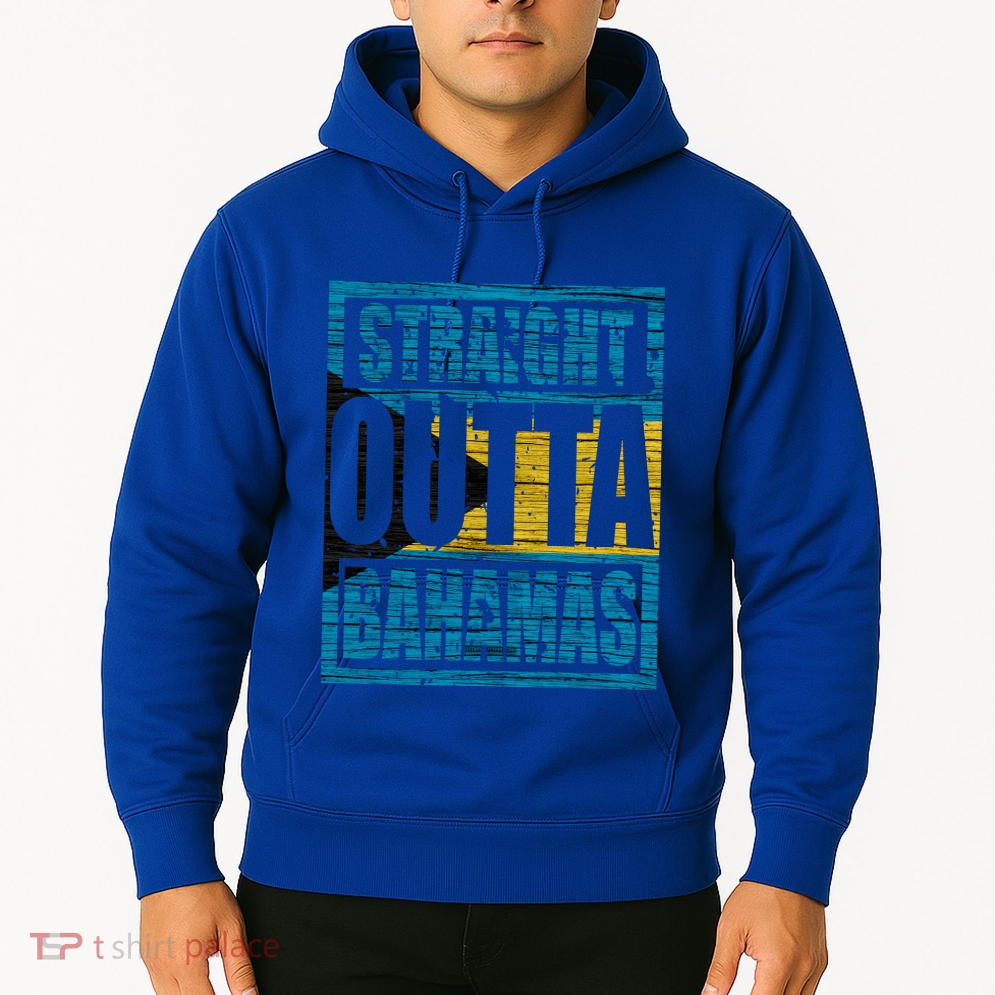 Straight Outta Bahamas Gift Funny Bahamas Day Idea Meaningful Gift Hoodie