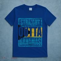 Straight Outta Bahamas Gift Funny Bahamas Day Idea Meaningful Gift T-Shirt thumb 5