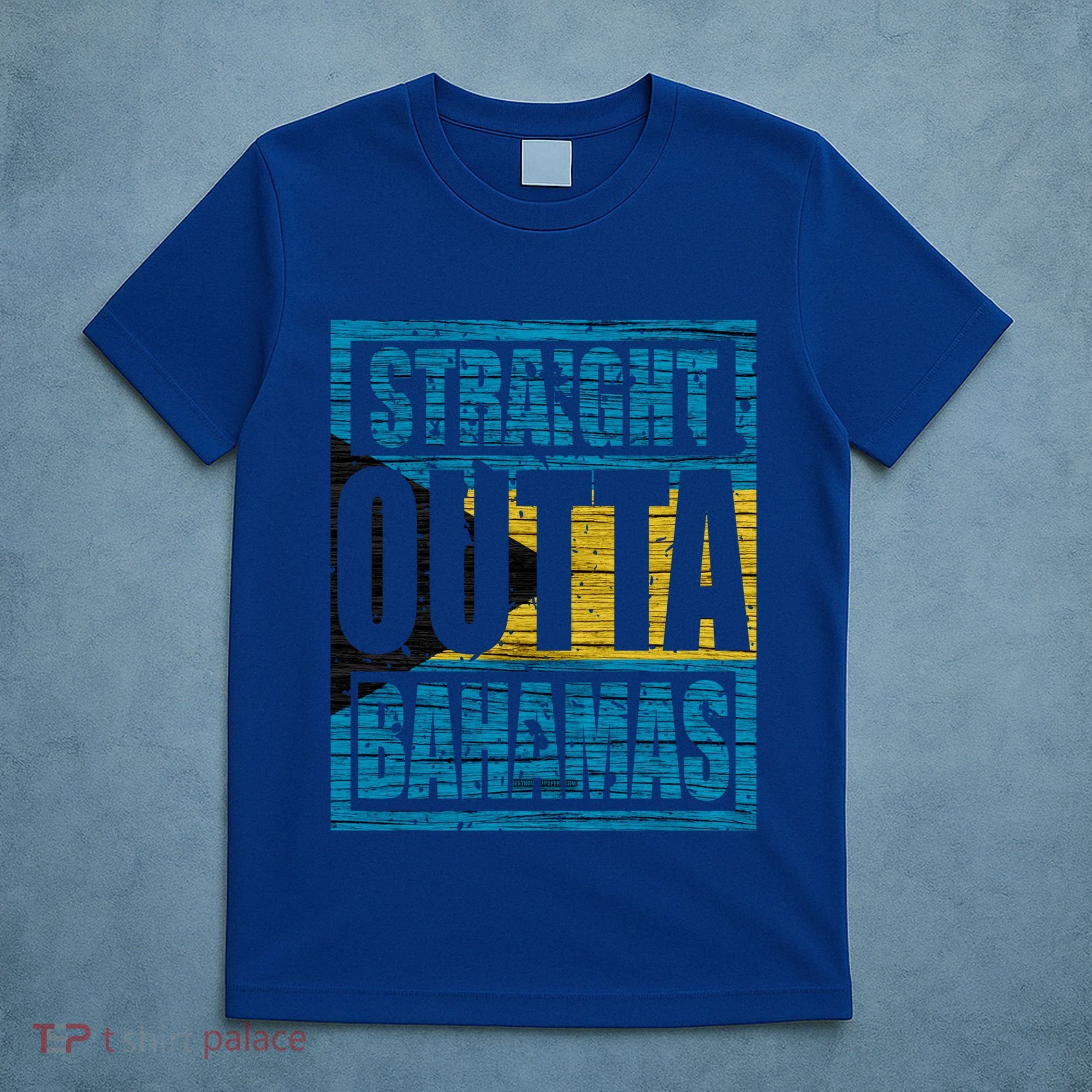 Straight Outta Bahamas Gift Funny Bahamas Day Idea Meaningful Gift T-Shirt