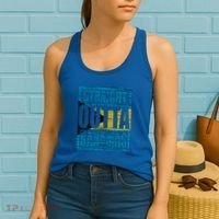 Straight Outta Bahamas Gift Funny Bahamas Day Idea Meaningful Gift Women's Tank Top thumb 2