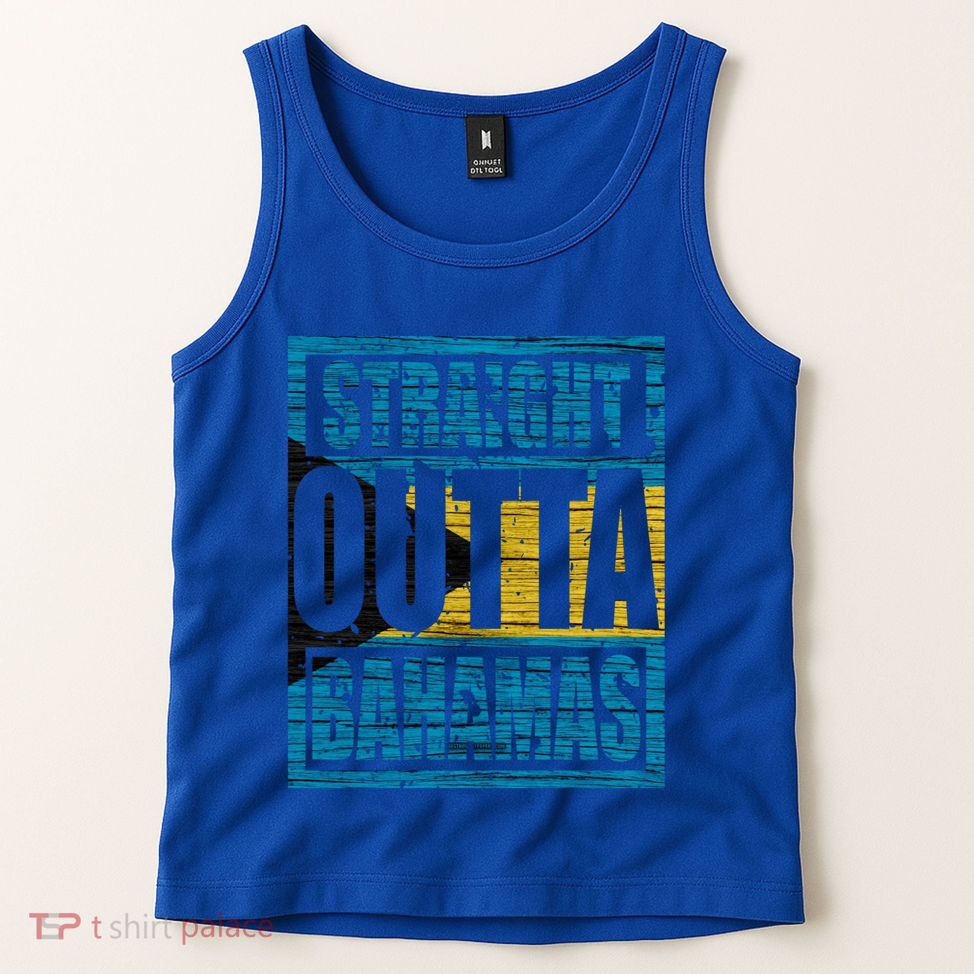 Straight Outta Bahamas Gift Funny Bahamas Day Idea Meaningful Gift Tank Top