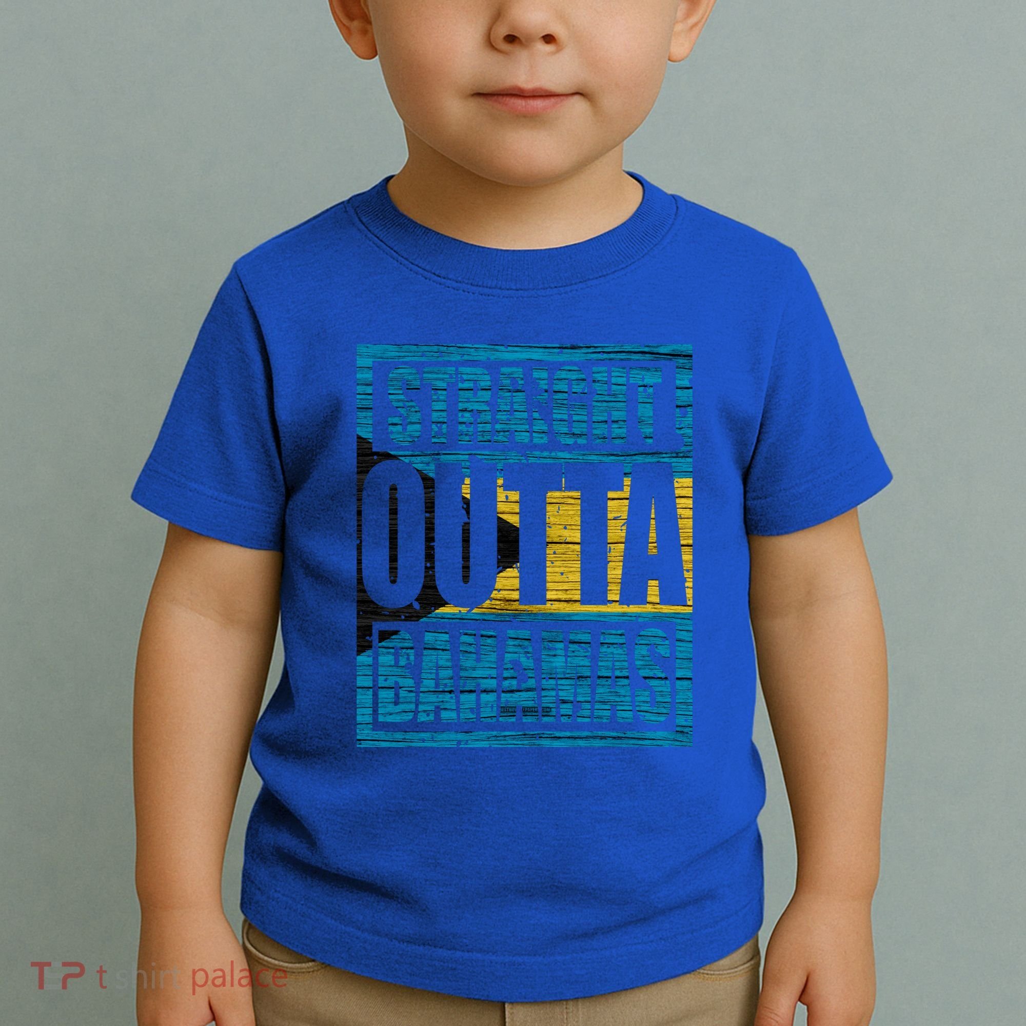 Straight Outta Bahamas Gift Funny Bahamas Day Idea Meaningful Gift Toddler T-Shirt