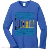 Straight Outta Bahamas Gift Funny Bahamas Day Idea Meaningful Gift Women's Long Sleeve Shirt thumb 0