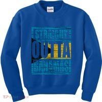 Straight Outta Bahamas Gift Funny Bahamas Day Idea Meaningful Gift Kids Sweatshirt thumb 0