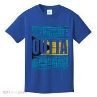Straight Outta Bahamas Gift Funny Bahamas Day Idea Meaningful Gift Kids T-Shirt thumb 0