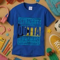 Straight Outta Bahamas Gift Funny Bahamas Day Idea Meaningful Gift Kids T-Shirt thumb 3