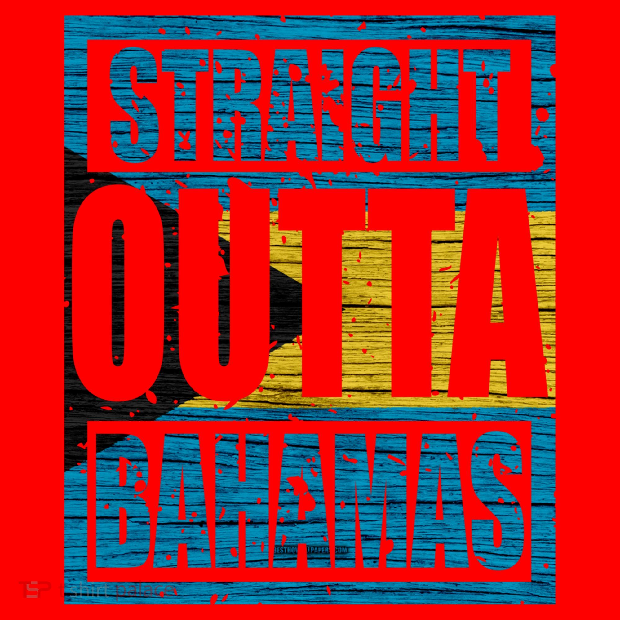 Straight Outta Bahamas Gift Funny Bahamas Day Idea Meaningful Gift Santa Hat