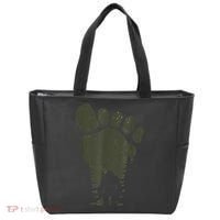 Sasquatch Or Bigfoot In The Forest Footprint Tote Bag thumb 0