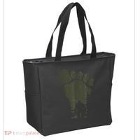 Sasquatch Or Bigfoot In The Forest Footprint Tote Bag thumb 2