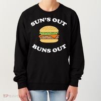 Suns Out Buns Out Bbq Hamburger Gift Women's Sweatshirt thumb 0