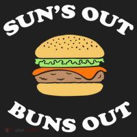 Suns Out Buns Out Bbq Hamburger Gift Women's Sweatshirt thumb 2