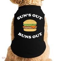 Suns Out Buns Out Bbq Hamburger Gift Doggie Tank thumb 0