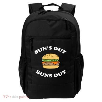 Suns Out Buns Out Bbq Hamburger Gift Backpack