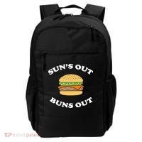 Suns Out Buns Out Bbq Hamburger Gift Backpack thumb 0