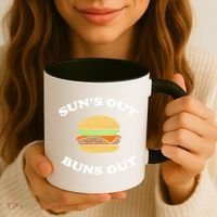 Suns Out Buns Out Bbq Hamburger Gift Coffee Mug thumb 3