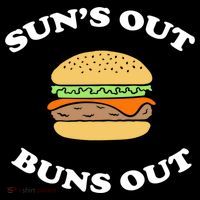 Suns Out Buns Out Bbq Hamburger Gift Ornament thumb 1