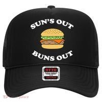 Suns Out Buns Out Bbq Hamburger Gift Hat thumb 0