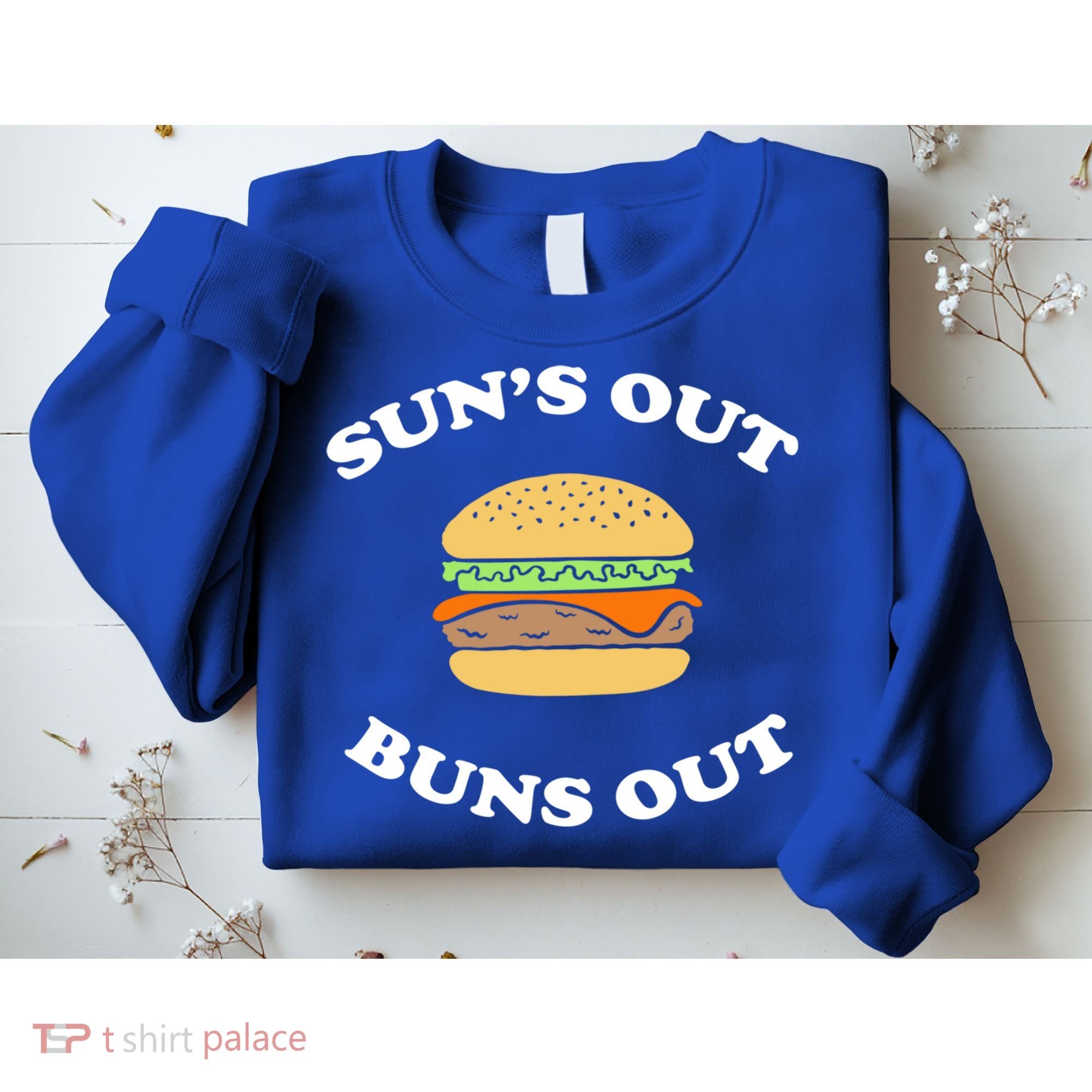 Suns Out Buns Out Bbq Hamburger Gift Sweatshirt