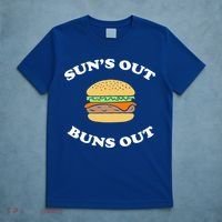 Suns Out Buns Out Bbq Hamburger Gift T-Shirt thumb 5