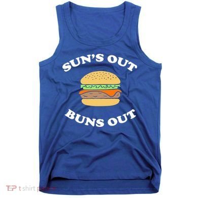 Suns Out Buns Out Bbq Hamburger Gift Tank Top