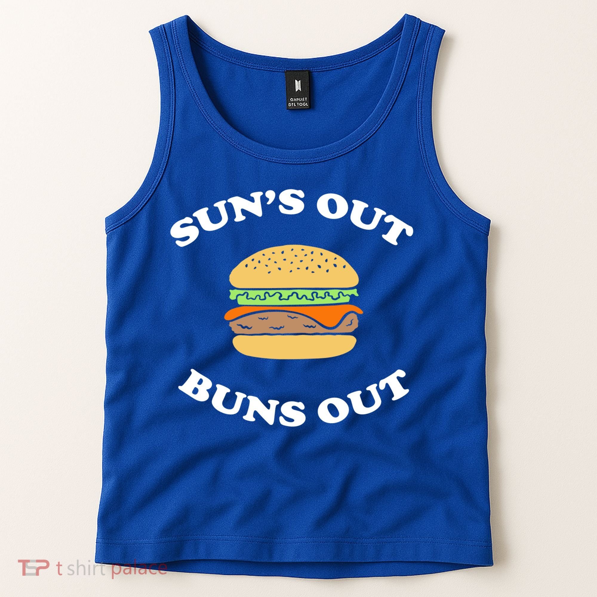 Suns Out Buns Out Bbq Hamburger Gift Tank Top