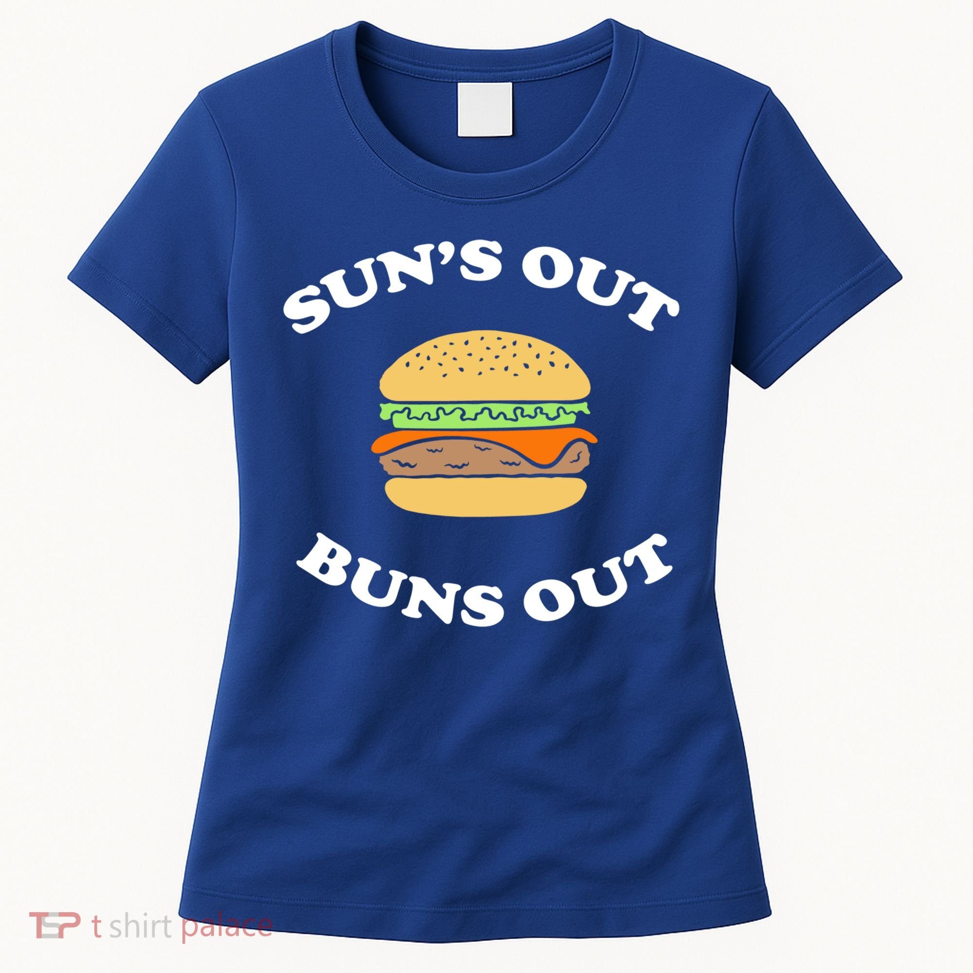 Suns Out Buns Out Bbq Hamburger Gift Women's T-Shirt