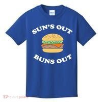 Suns Out Buns Out Bbq Hamburger Gift Kids T-Shirt thumb 0