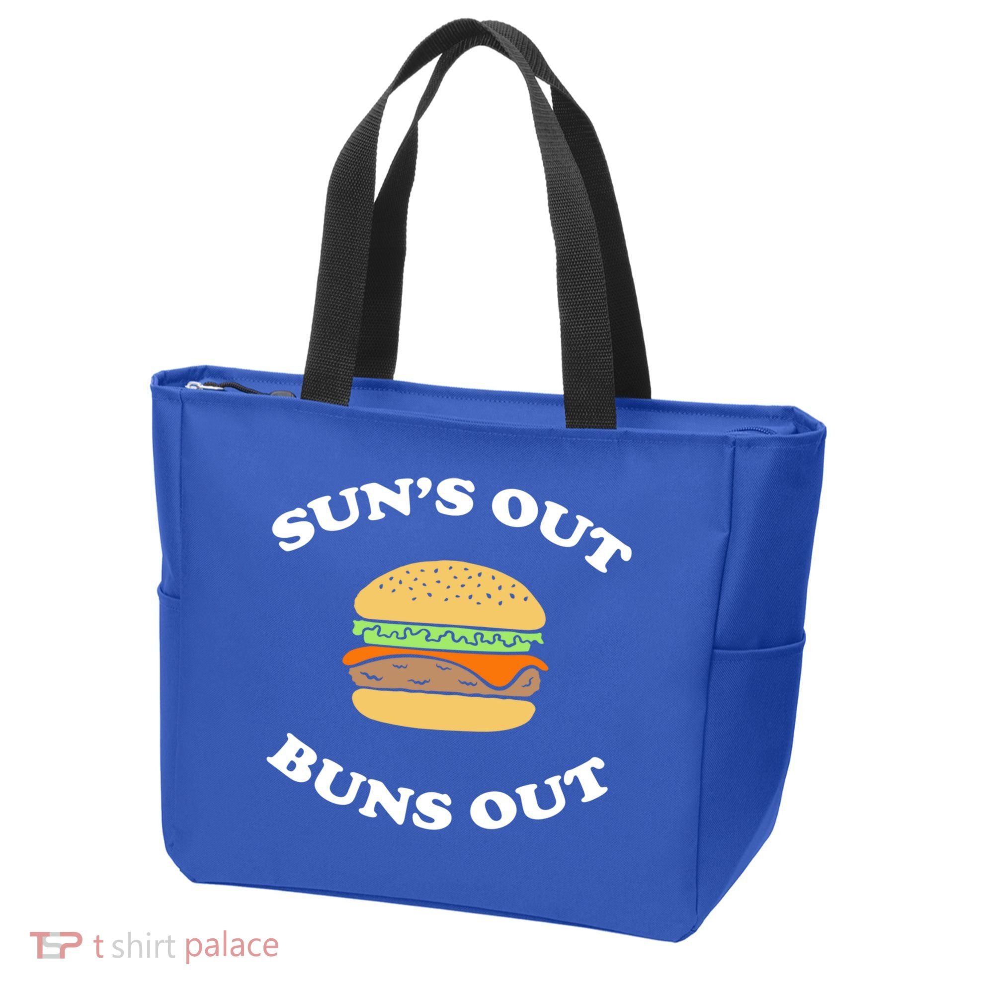 Suns Out Buns Out Bbq Hamburger Gift Tote Bag