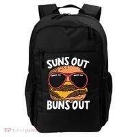 Suns Out Buns Out Burger Hamburger Foodie Buns Cheeseburger Cute Gift Backpack thumb 0