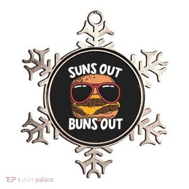 Suns Out Buns Out Burger Hamburger Foodie Buns Cheeseburger Cute Gift Ornament