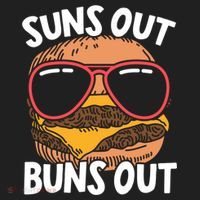 Suns Out Buns Out Burger Hamburger Foodie Buns Cheeseburger Cute Gift Hat thumb 2