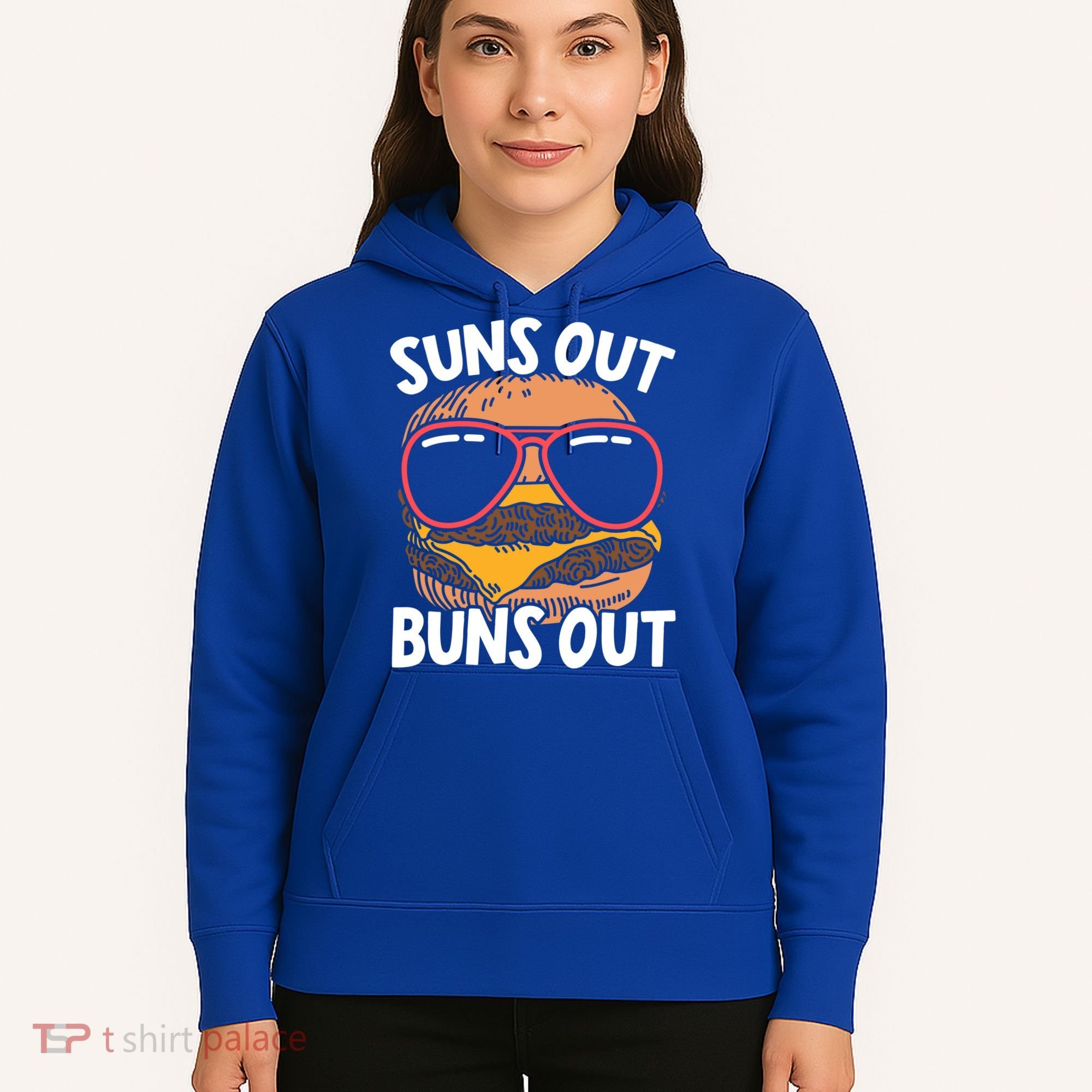 Suns Out Buns Out Burger Hamburger Foodie Buns Cheeseburger Cute Gift Hoodie
