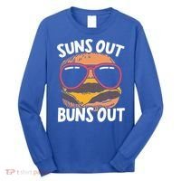 Suns Out Buns Out Burger Hamburger Foodie Buns Cheeseburger Cute Gift Long Sleeve Shirt thumb 0