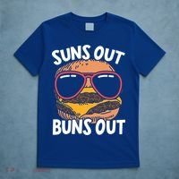 Suns Out Buns Out Burger Hamburger Foodie Buns Cheeseburger Cute Gift T-Shirt thumb 5