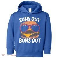 Suns Out Buns Out Burger Hamburger Foodie Buns Cheeseburger Cute Gift Toddler Hoodie thumb 0