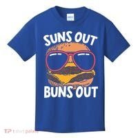 Suns Out Buns Out Burger Hamburger Foodie Buns Cheeseburger Cute Gift Kids T-Shirt thumb 0