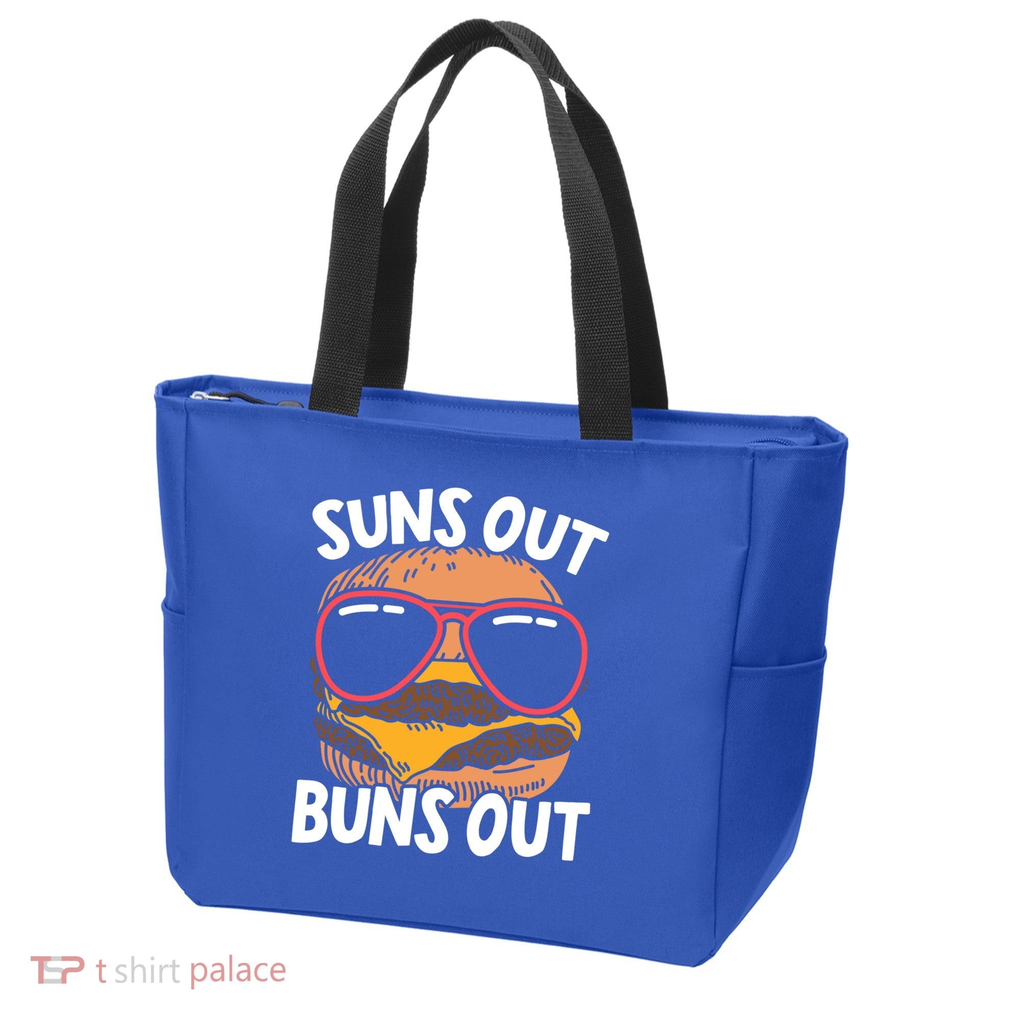 Suns Out Buns Out Burger Hamburger Foodie Buns Cheeseburger Cute Gift Tote Bag