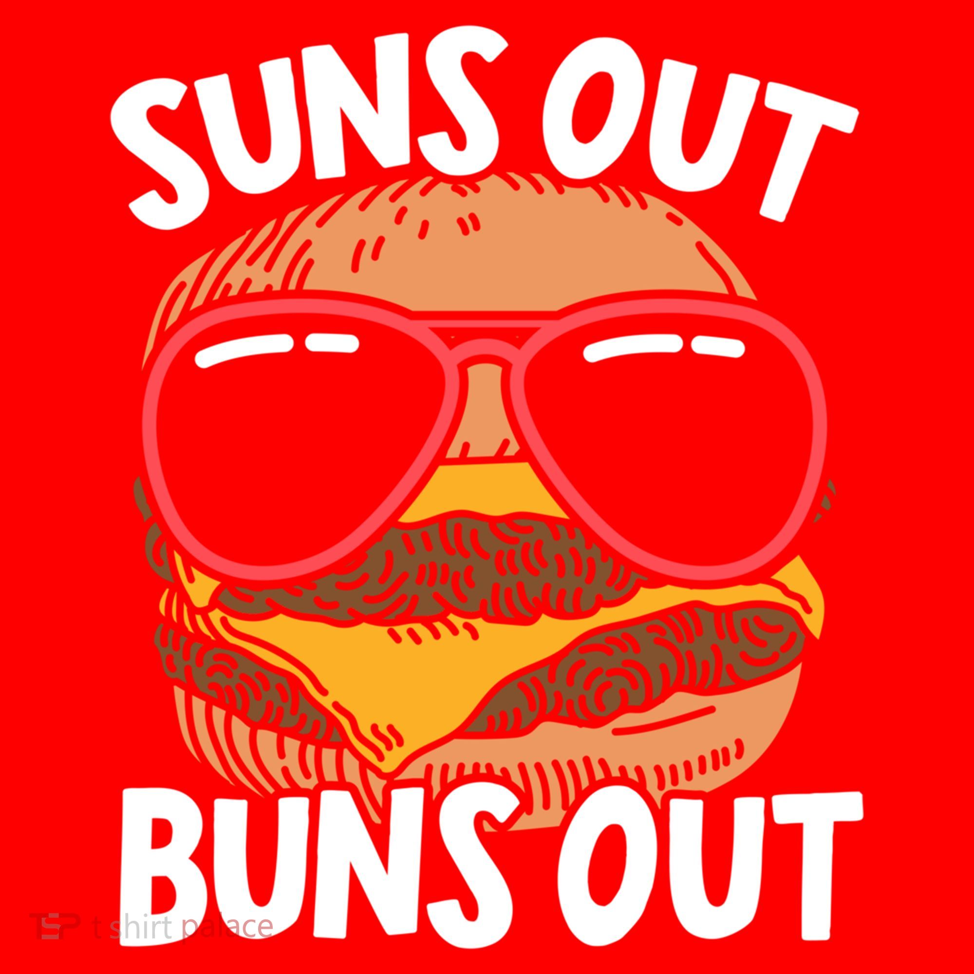 Suns Out Buns Out Burger Hamburger Foodie Buns Cheeseburger Cute Gift Santa Hat