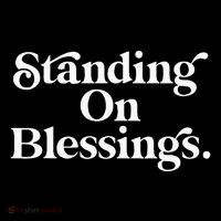 Standing On Blessings Religious Statement Praise God Inspire Bucket Hat thumb 4