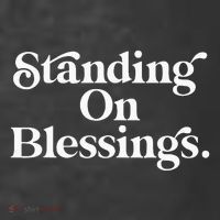 Standing On Blessings Religious Statement Praise God Inspire Kids T-Shirt thumb 4